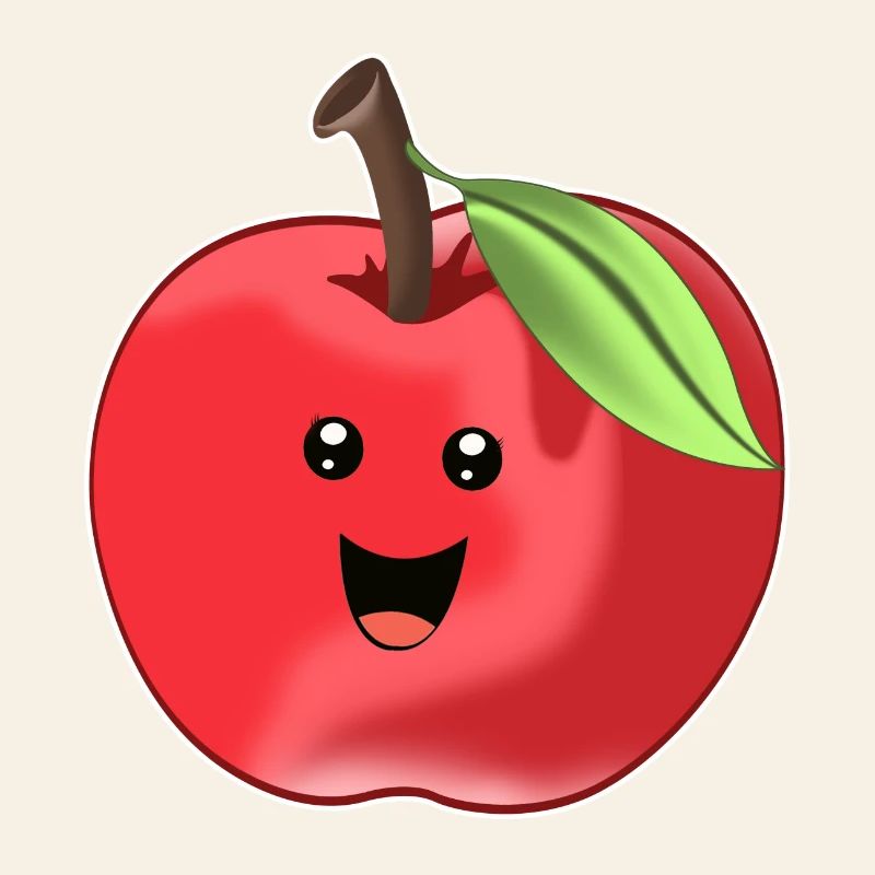 Delicious sweet apple - design