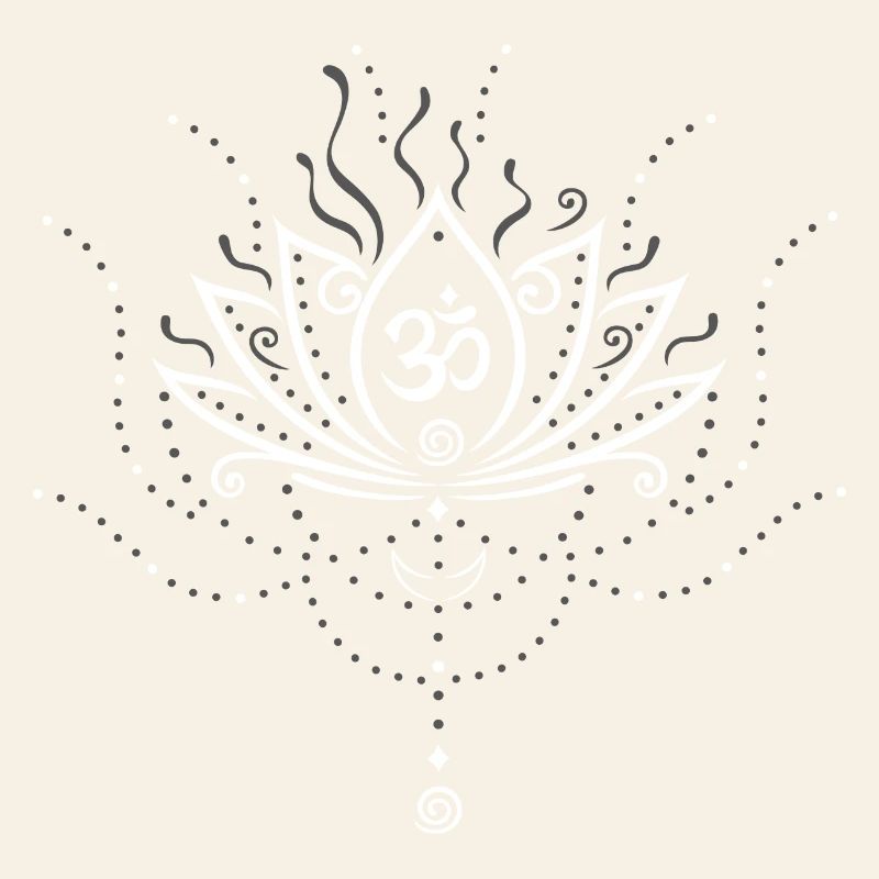 Lotus flower, white version