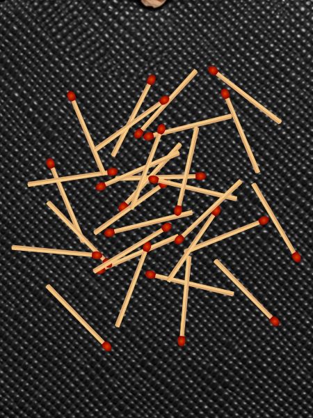 Wildly messy matches