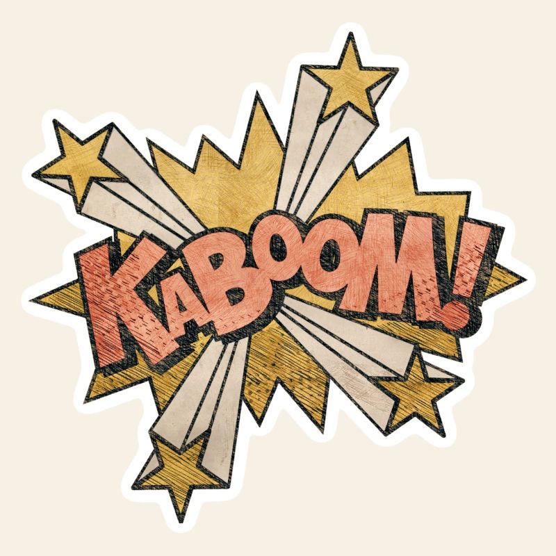 Comic Kabbom Pop Art Action Spruch