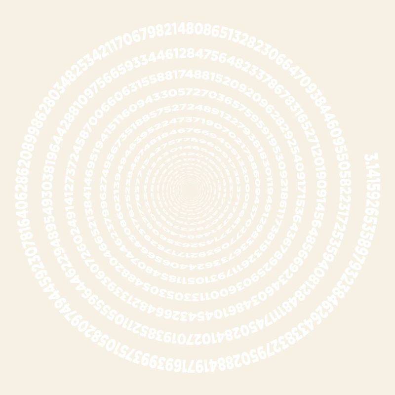 Drôle Pi Day Spiral Pi Math Tee pour Pi Jour 3 14