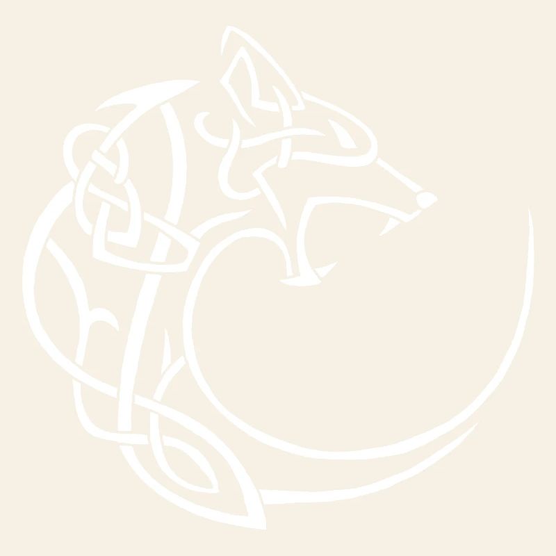 white lunar wolf