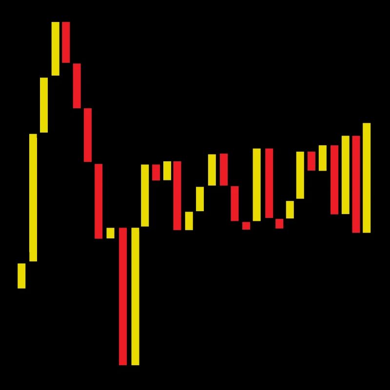 Spain Stock Exchange Red Yellow