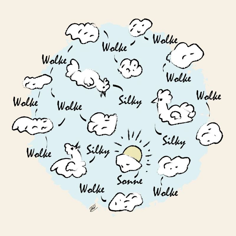 Nuage de soie