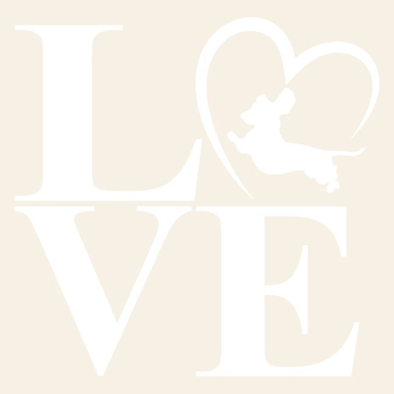 Teckel Dackel Love Heart