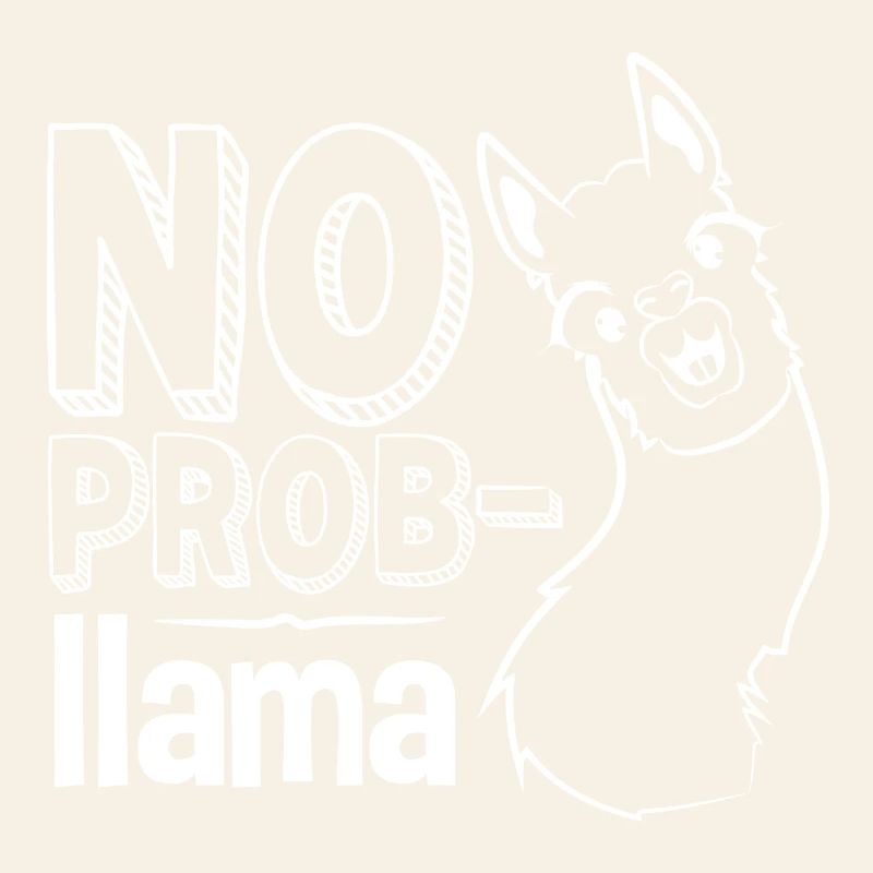 Lama, Lama humor, no problem