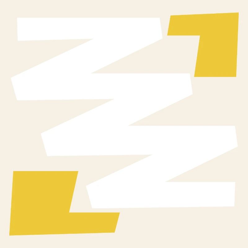 Emblème d’art numérique simple de base avec Z