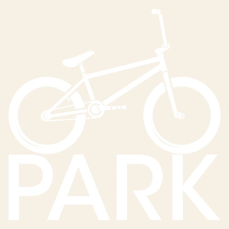 Icône de vélo de parc BMX icône de logo halfpipe