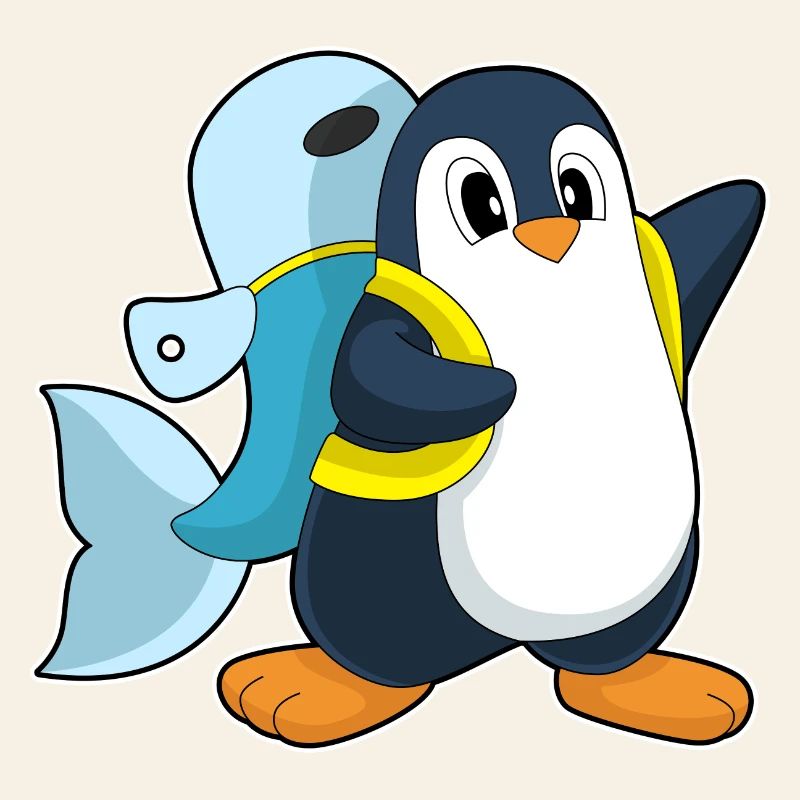 Penguin Student Backpack School