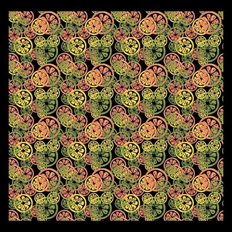 Fruit Lemon Orange Pattern