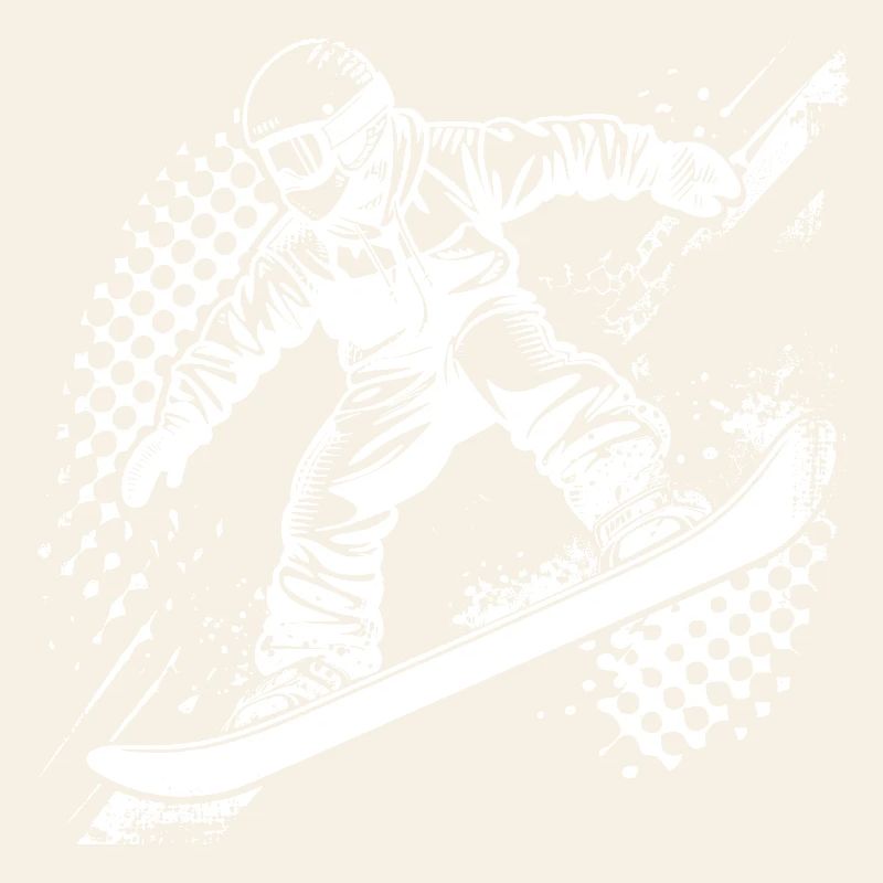Dessin de snowboarder