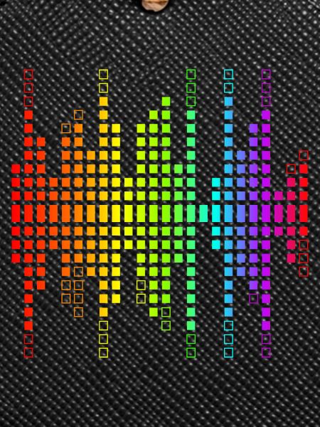 Vibrant Equalizer Sound Wave Pattern
