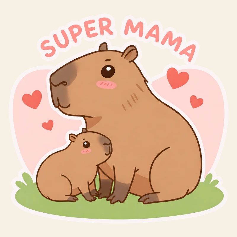 Super maman Capybara