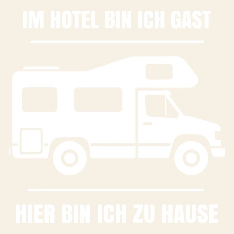 Cooler Dauercamper Spruch Wohnmobil Zuhause
