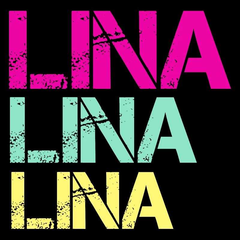 Triptyque néon LINA