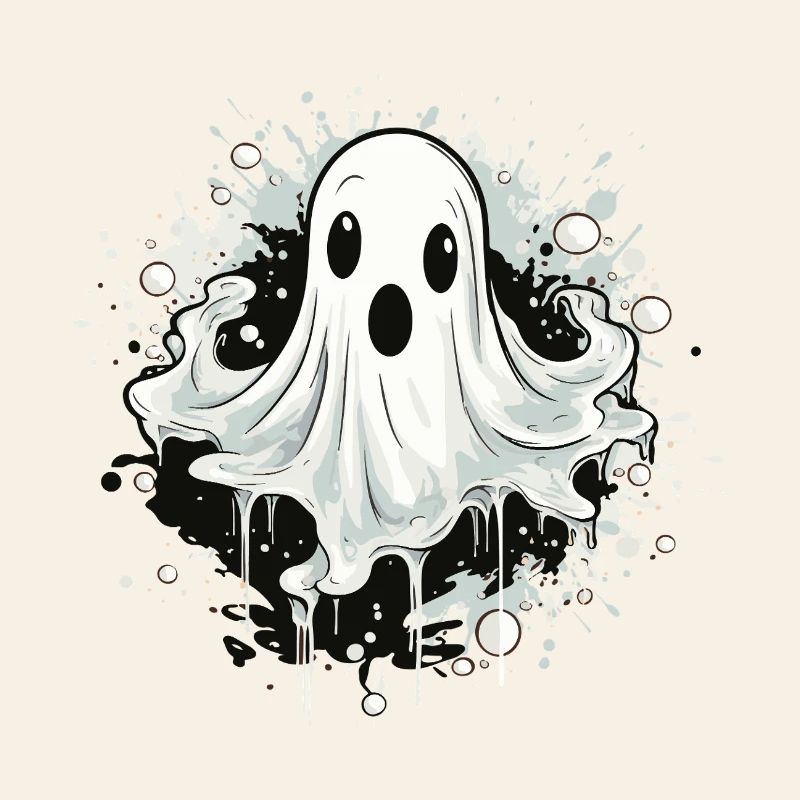 Ghost Splatter Motif