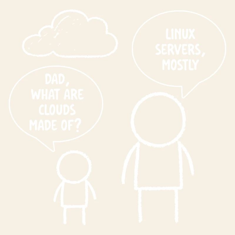 Dad What Are Clouds Made Of Linux Servers