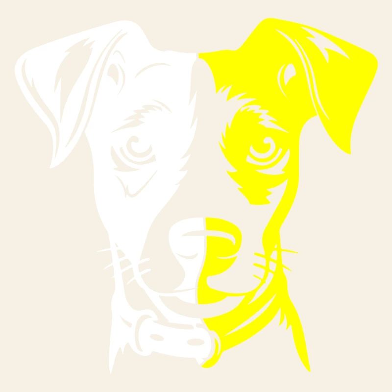 Jack Russel Terrier Dog Head