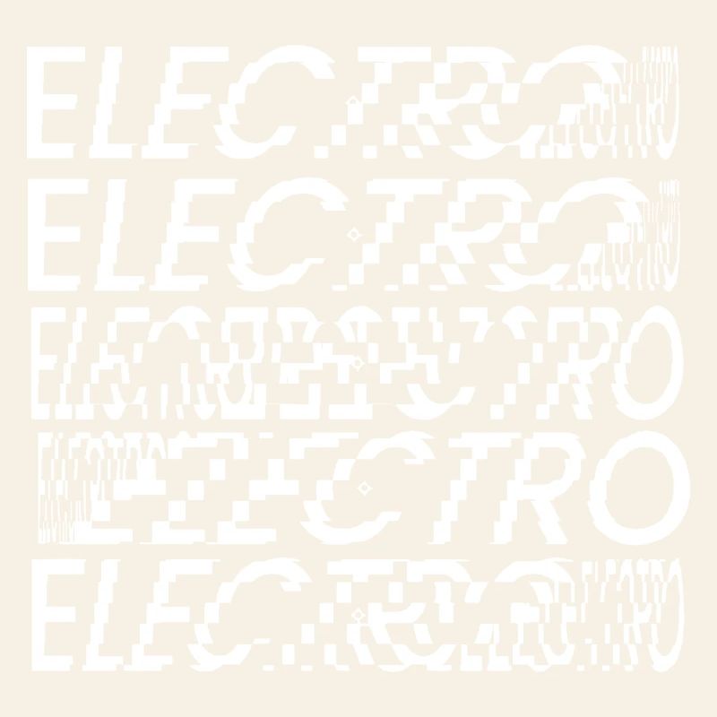 Glitch Electro Typography