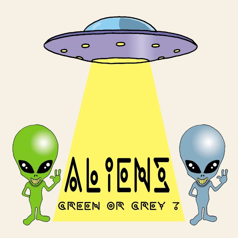Grün oder grau außerirdisch?