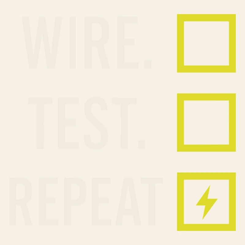 Apprentice electrician, student in the electrical trade