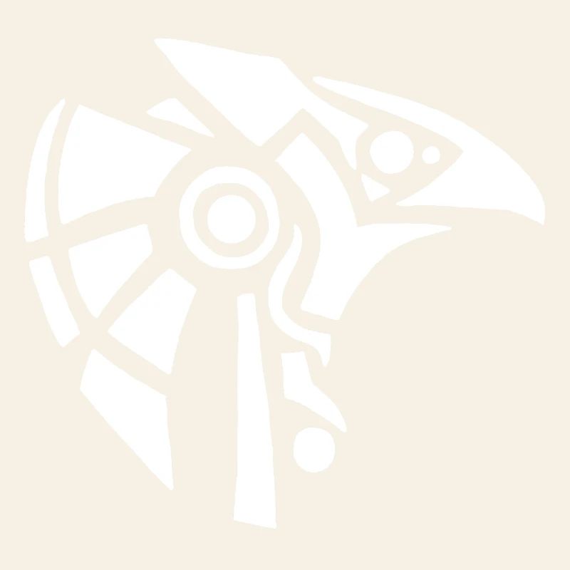 Dieu égyptien Horus (blanc)
