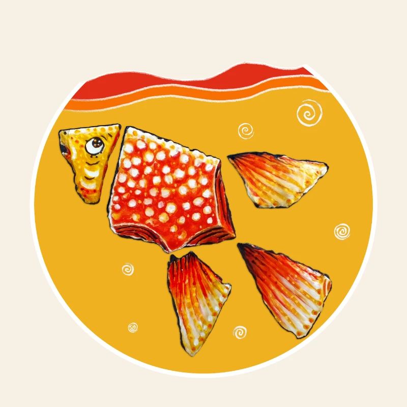 Goldfisch im Glas
