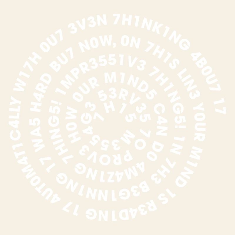 Leetspeak Spirale – Nerd Code 1337 Geek Design