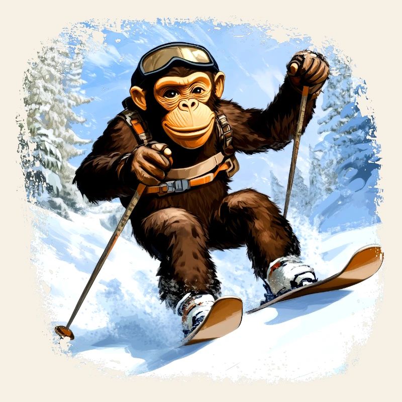 Monkey Ski / Skier Monkey