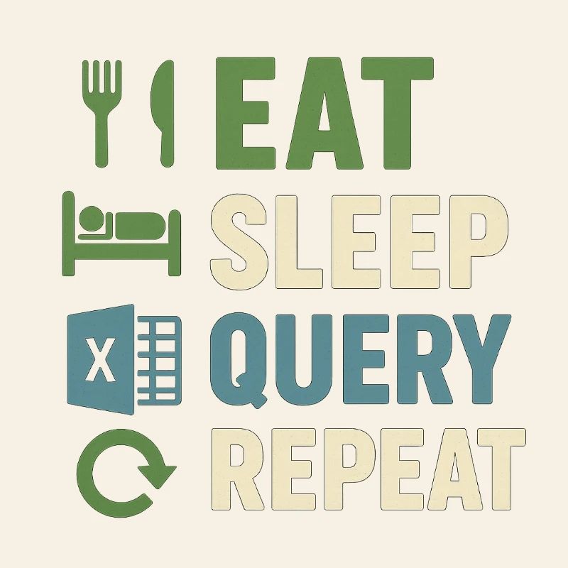 Eat Sleep Query Repeat