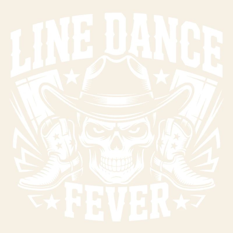 Line Dance Fever Skull