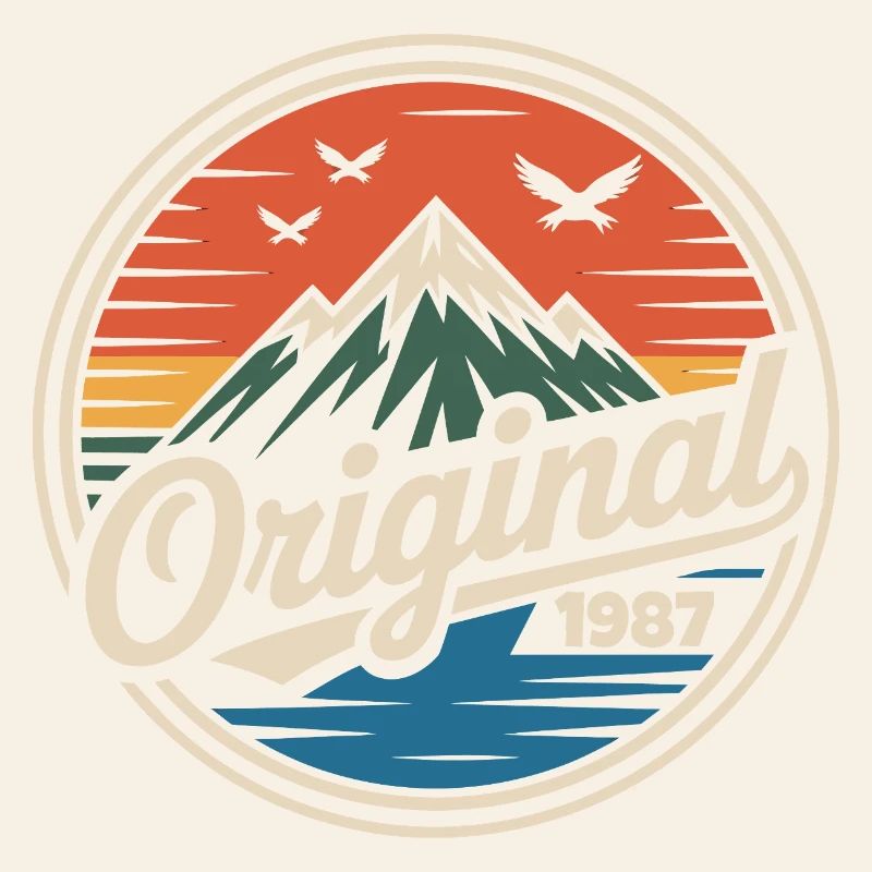 Original 1987 vintage retro 1987 birthday