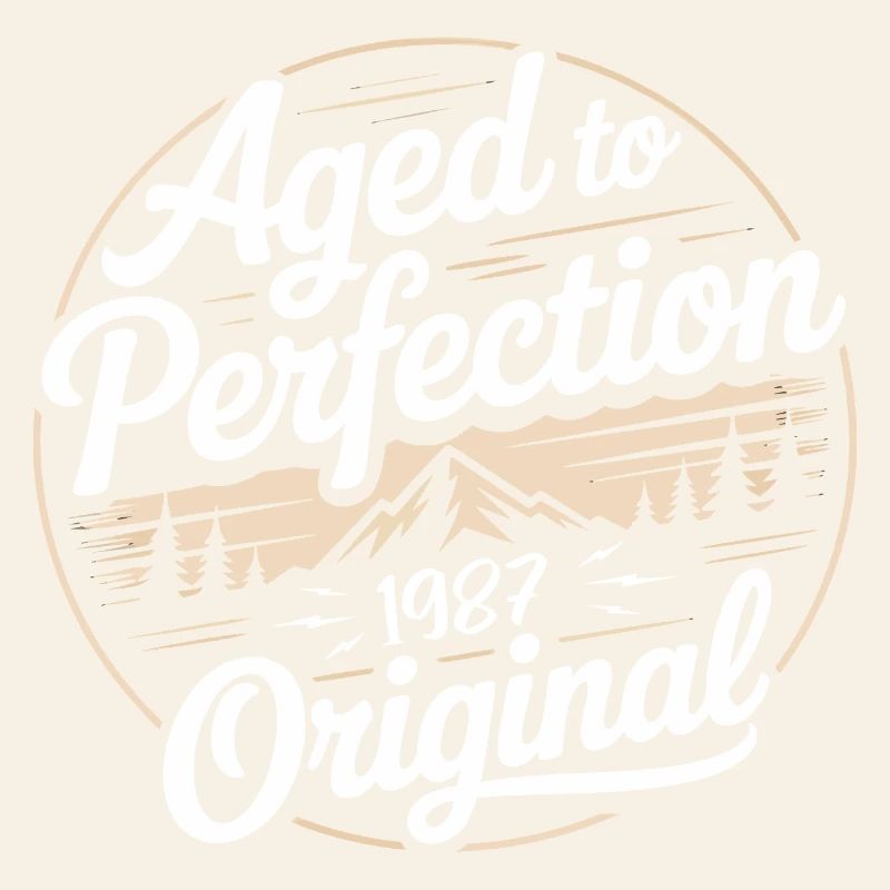 Vintage 1987 Né Rétro Original 1987