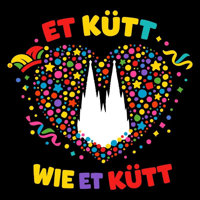 Déguisement de confettis de Cologne Jeck de Carnaval