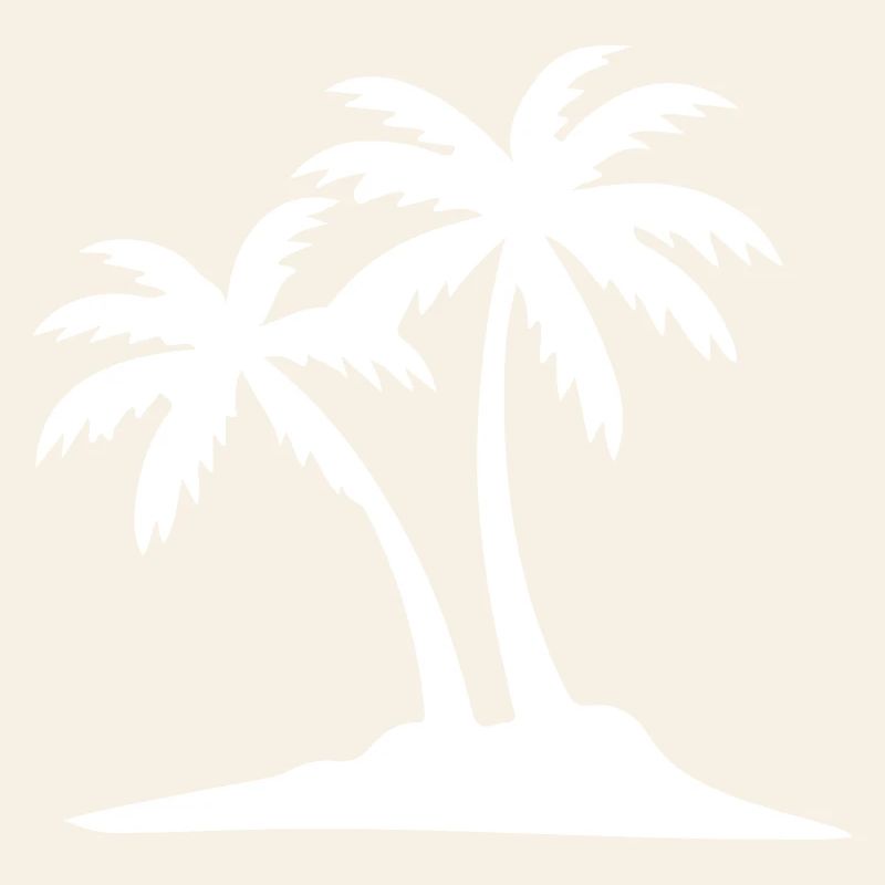 Island Palm Tree Icon
