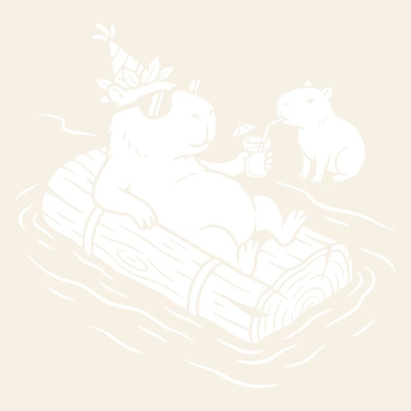 Capy Party on the Raft