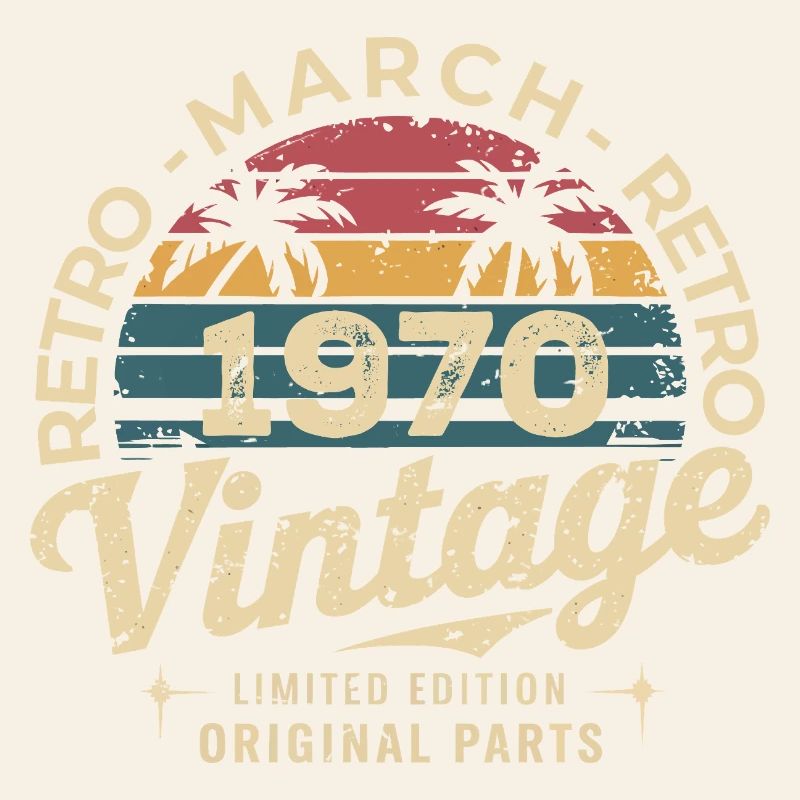 Anniversaire Mars 1970 Édition Limitée Retro March