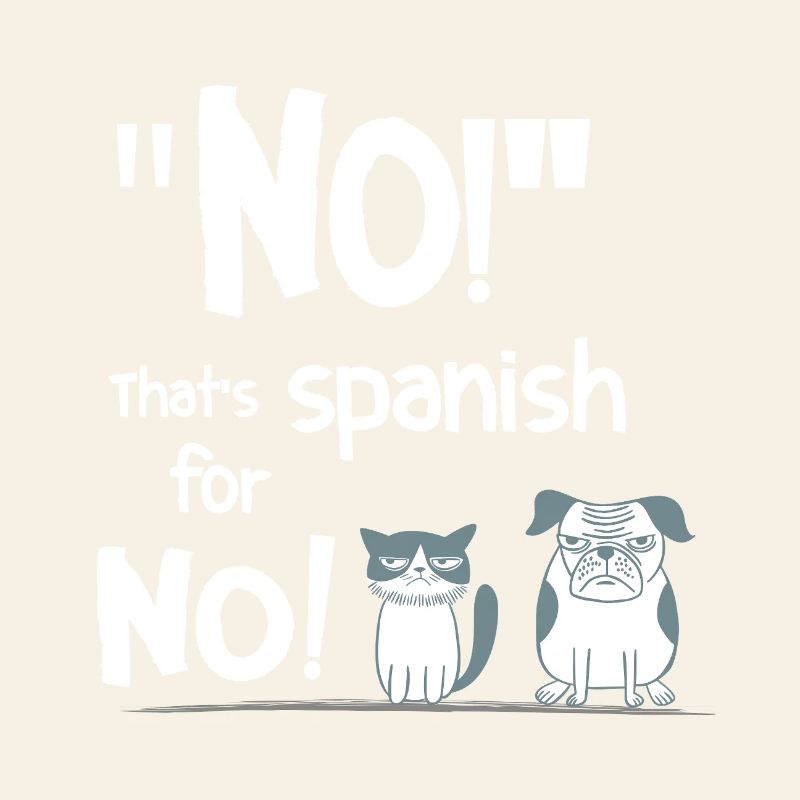 Non – espagnol pour Non ! Drôle d’expression animale