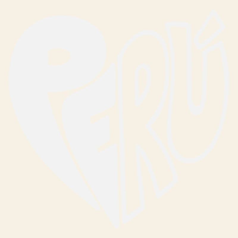 Logo dessiné à la main du Pérou - Variable de couleur