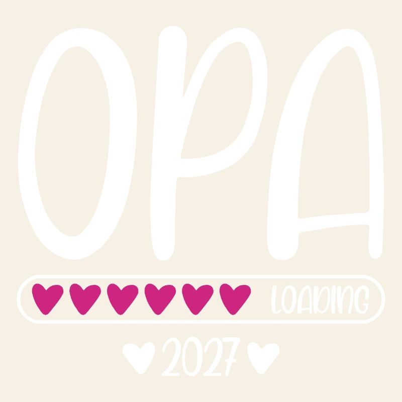 Opa 2027 loading mit Herzchen Ladebalken