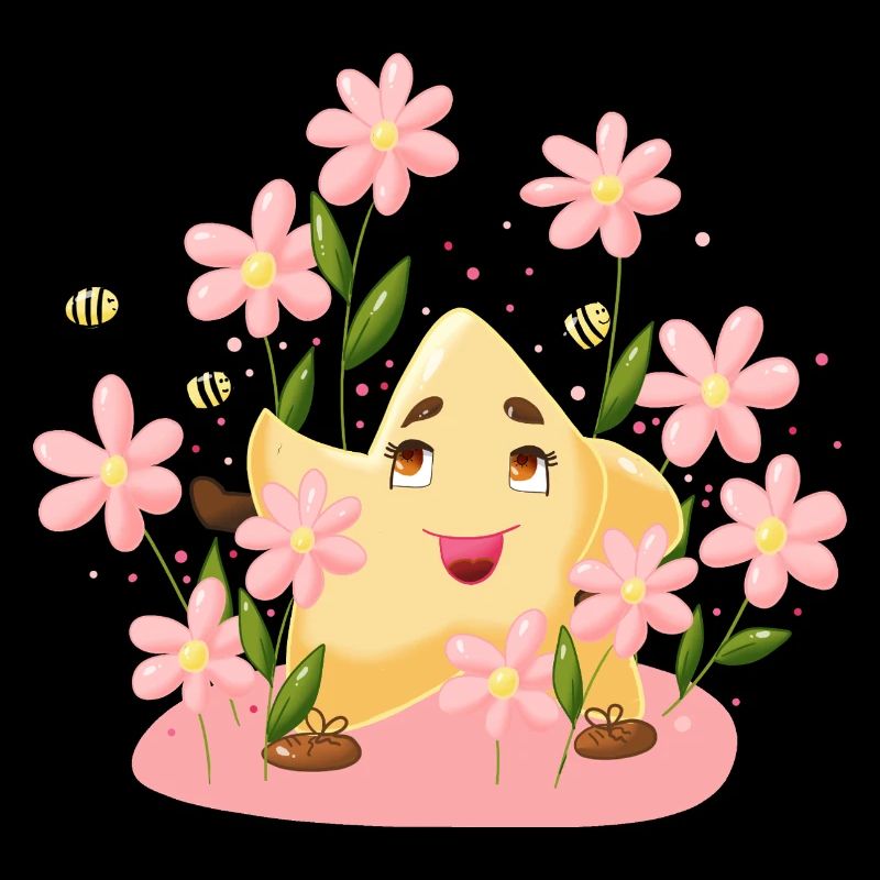 Twinki l'étoile et les fleurs