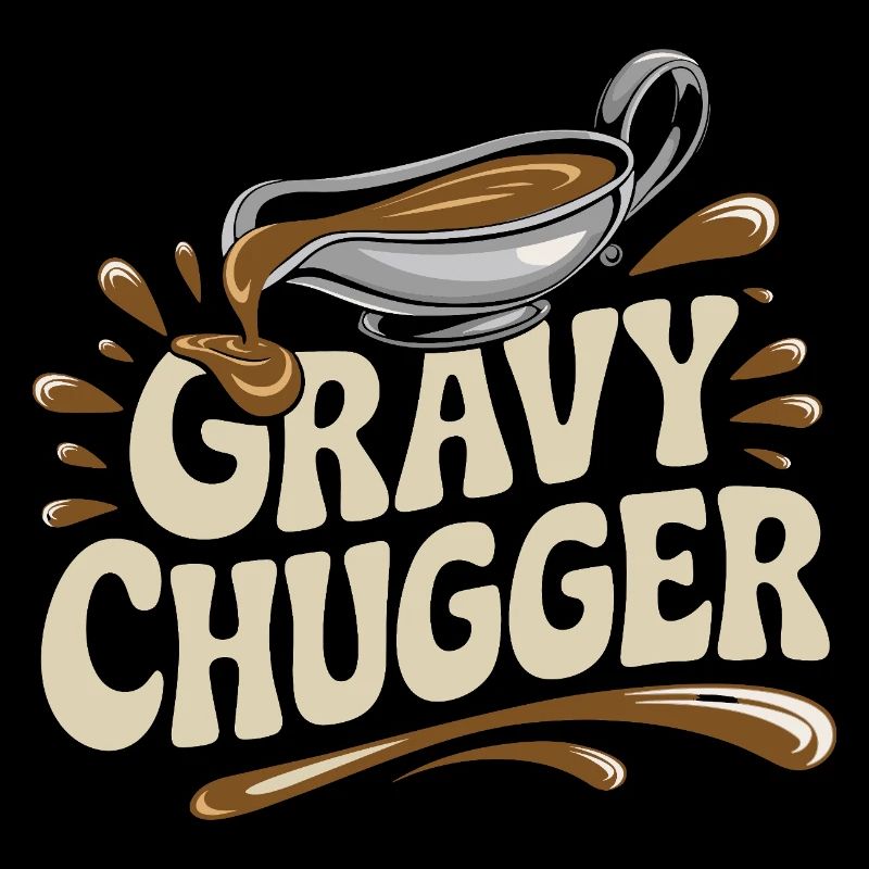Sauce Chugger Drôle de Nourriture Humour Design