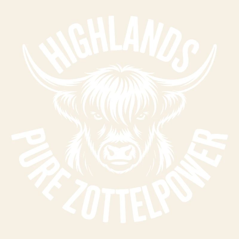 Highland Cow Emblem