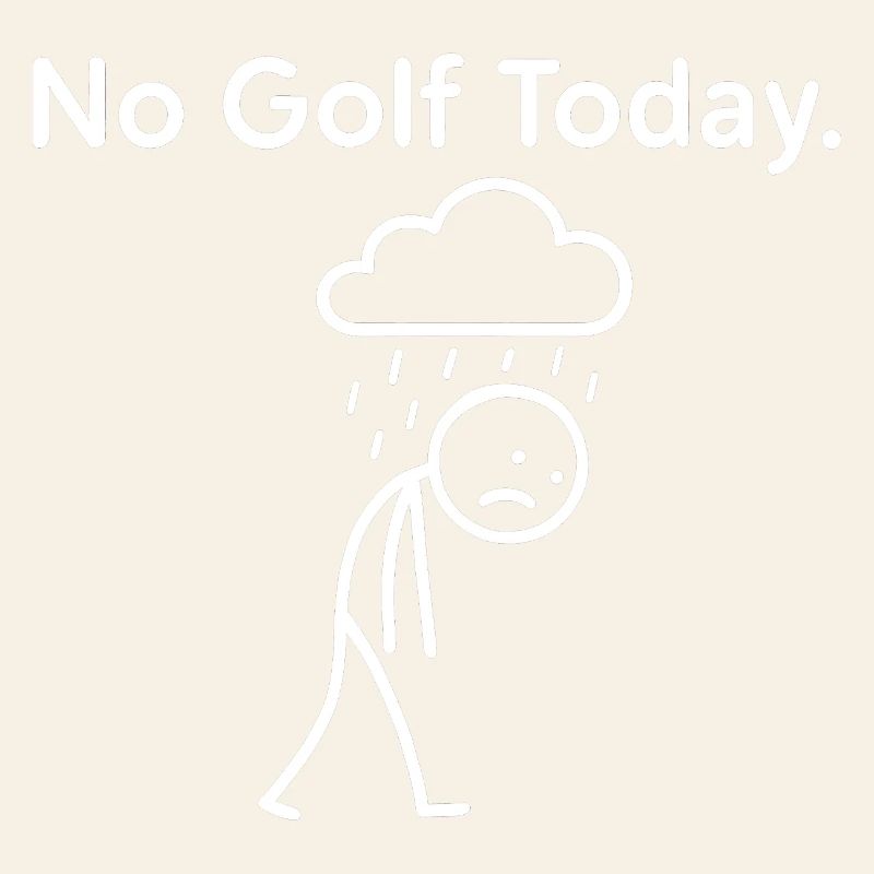 No Golf Today Golfer Gift Idea Golfer