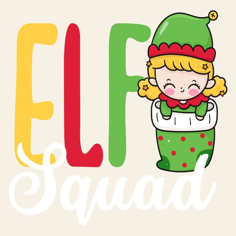 Elf Squad Süßes Elfen Mädchen Weihnachten