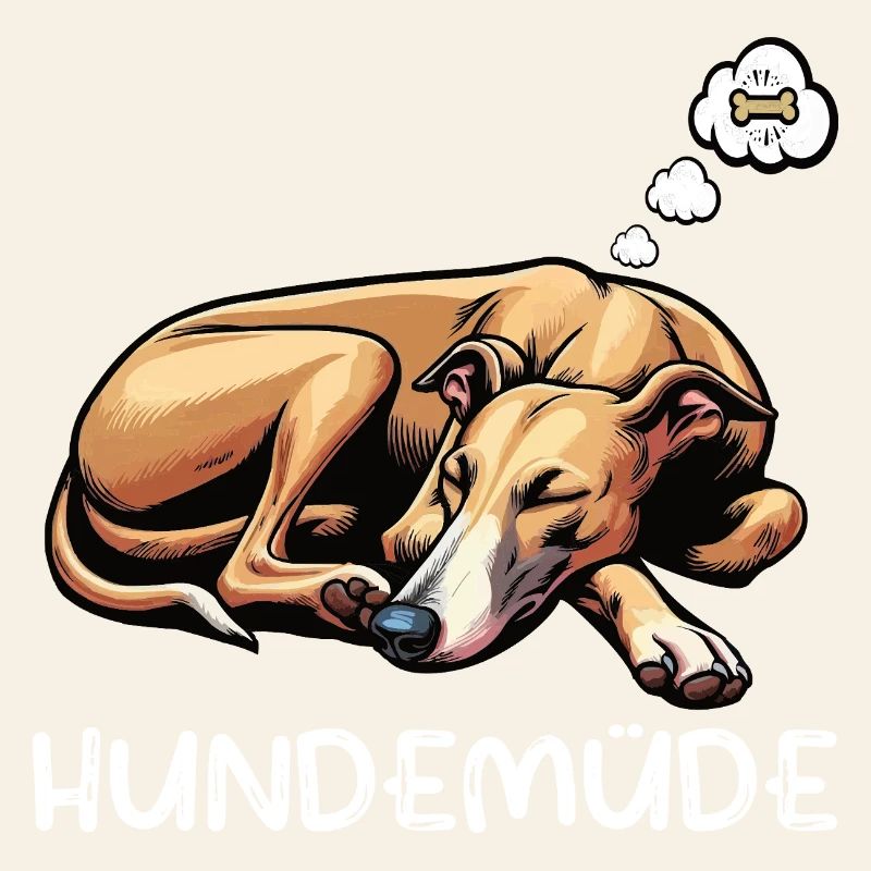 Hundemüde Whippet Windhund Whippets Whippethalter