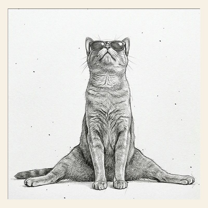 Séparations de yoga pour chats cool