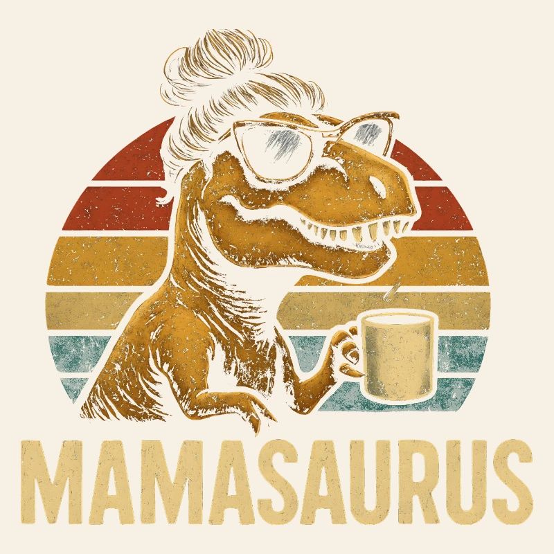 Mamasaurus Mama Mutter Geschenkidee Humor Lustig
