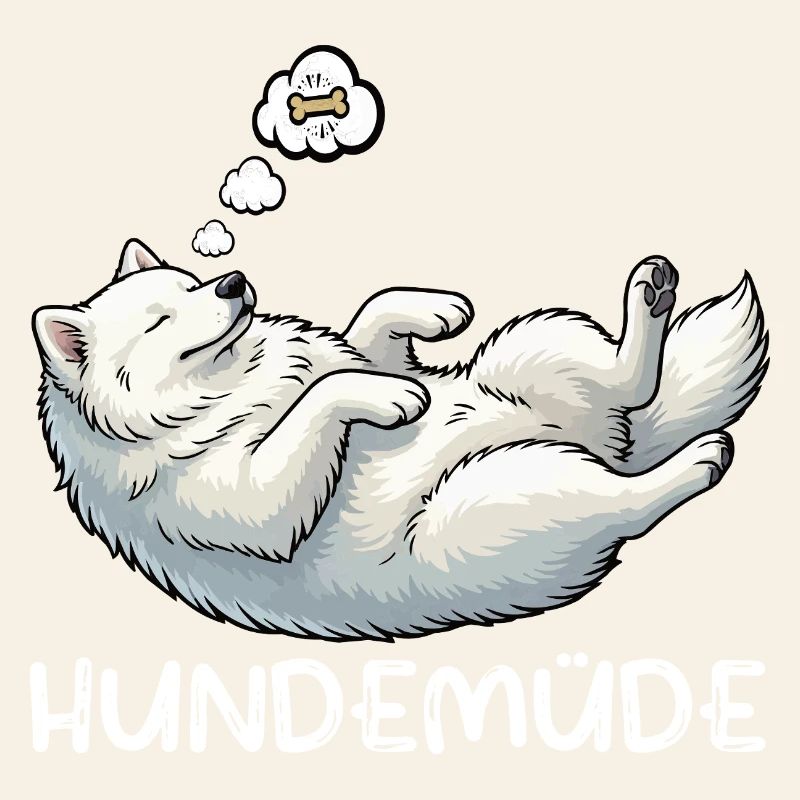 Dog Tired Samoyed Samoyed Owner Samoyed Dog