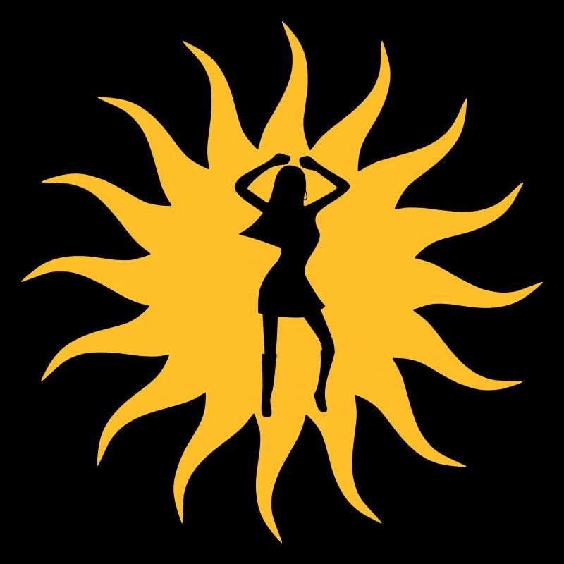 Danse du soleil fille